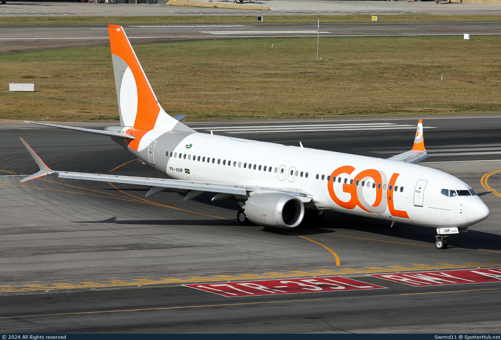 Photo of PR-XMF - Boeing 737 MAX 8 operated by GOL Linhas Aéreas