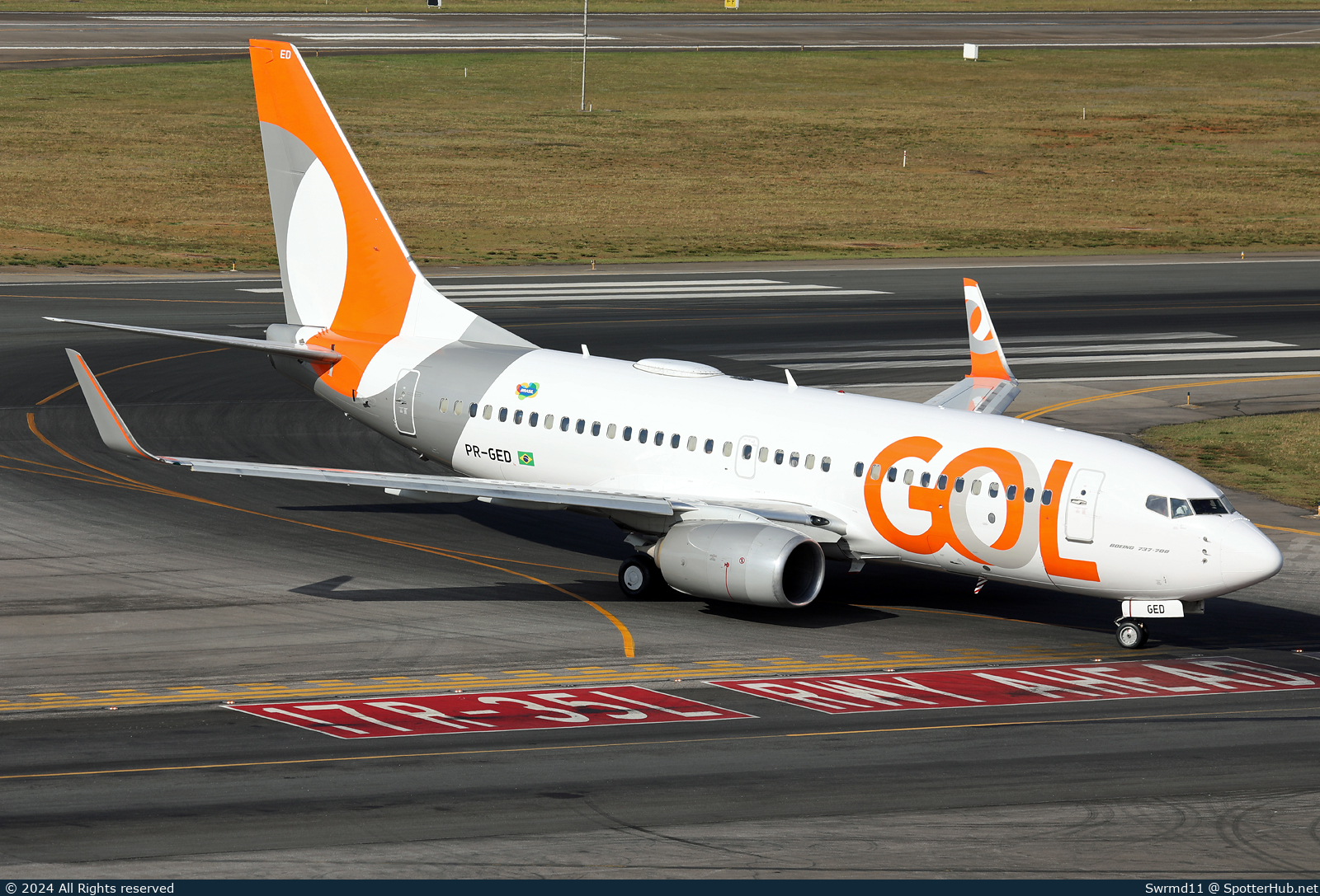 Photo of PR-GED - Boeing 737-7EH operated by GOL Linhas Aéreas