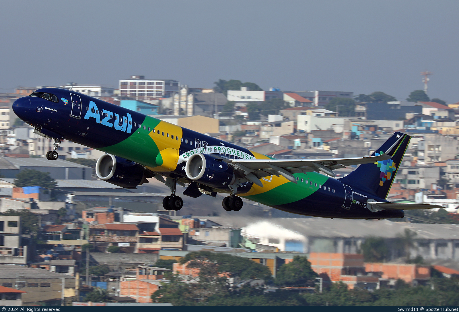Photo of PR-YJE - Airbus A321-251NX operated by Azul