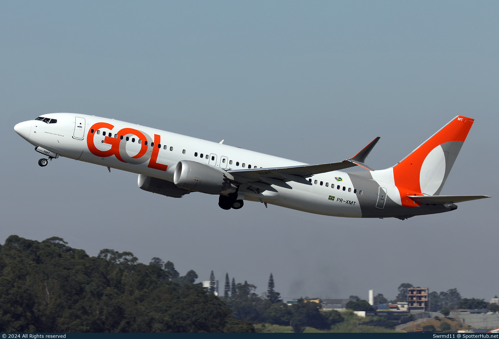 Photo of PR-XMT - Boeing 737 MAX 8 operated by GOL Linhas Aéreas