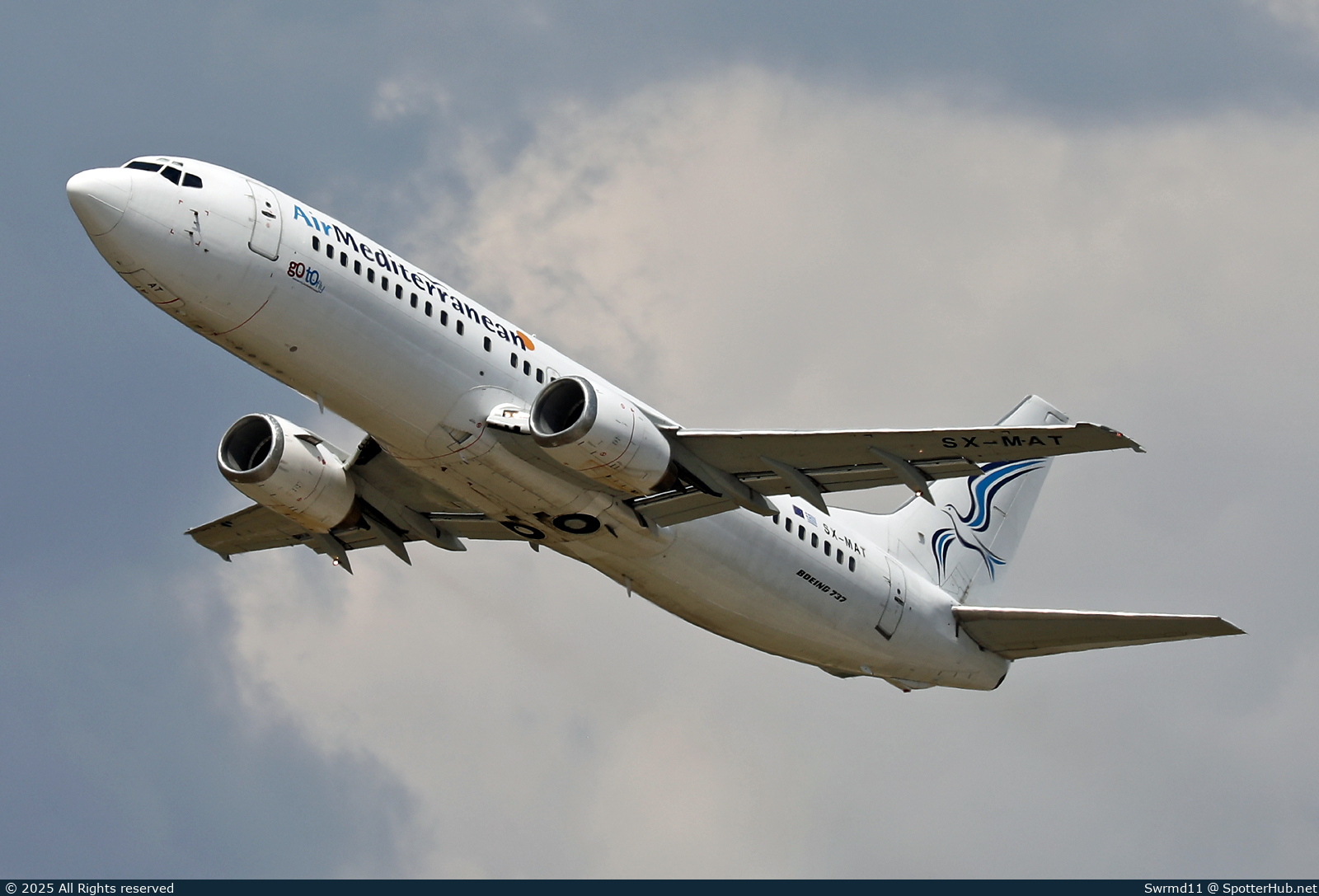 Photo of SX-MAT - Boeing 737-446 operated by Air Mediterranean