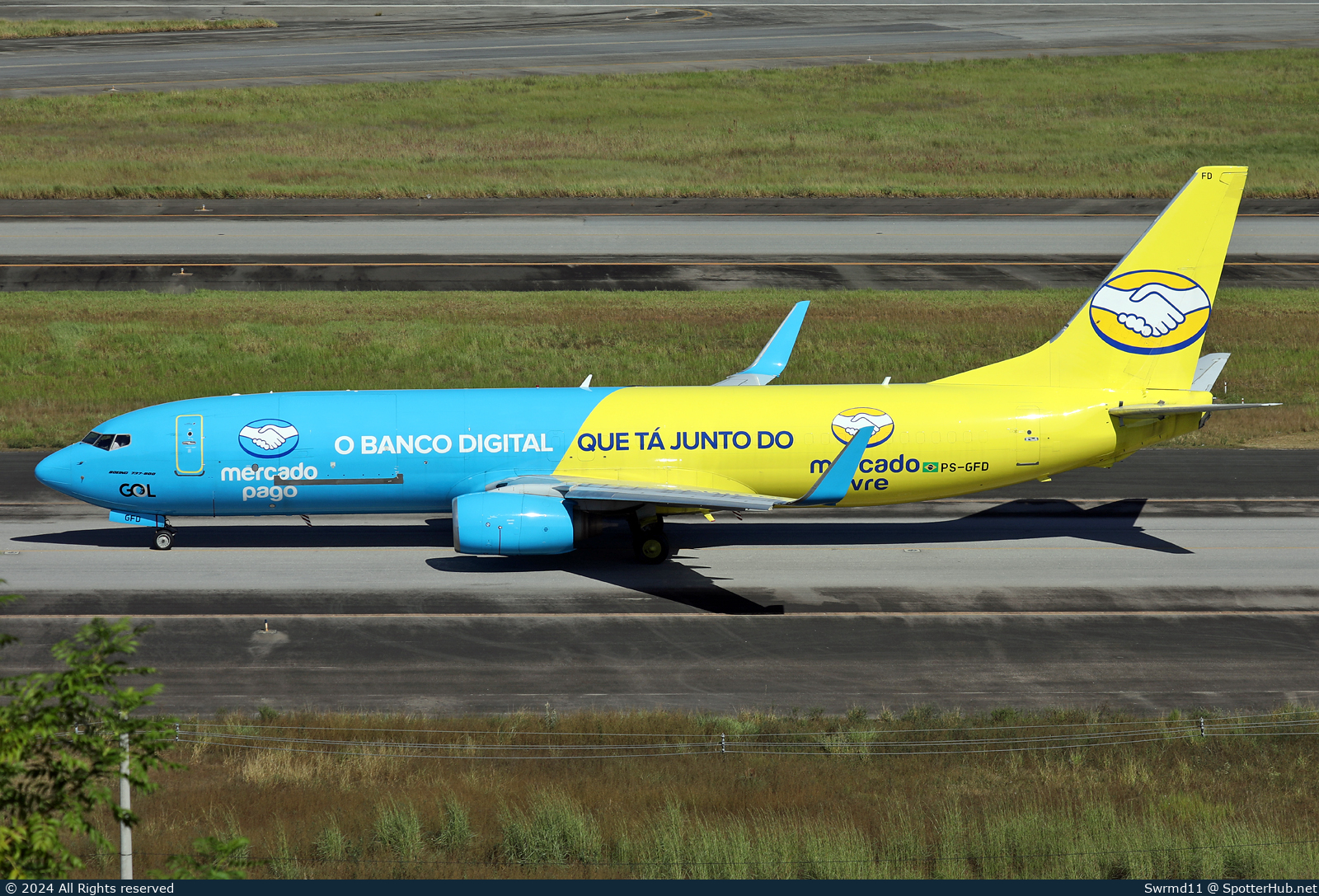 Photo of PS-GFD - Boeing 737-8EH(BCF) operated by Mercado Livre (opb GOL Linhas Aéreas)