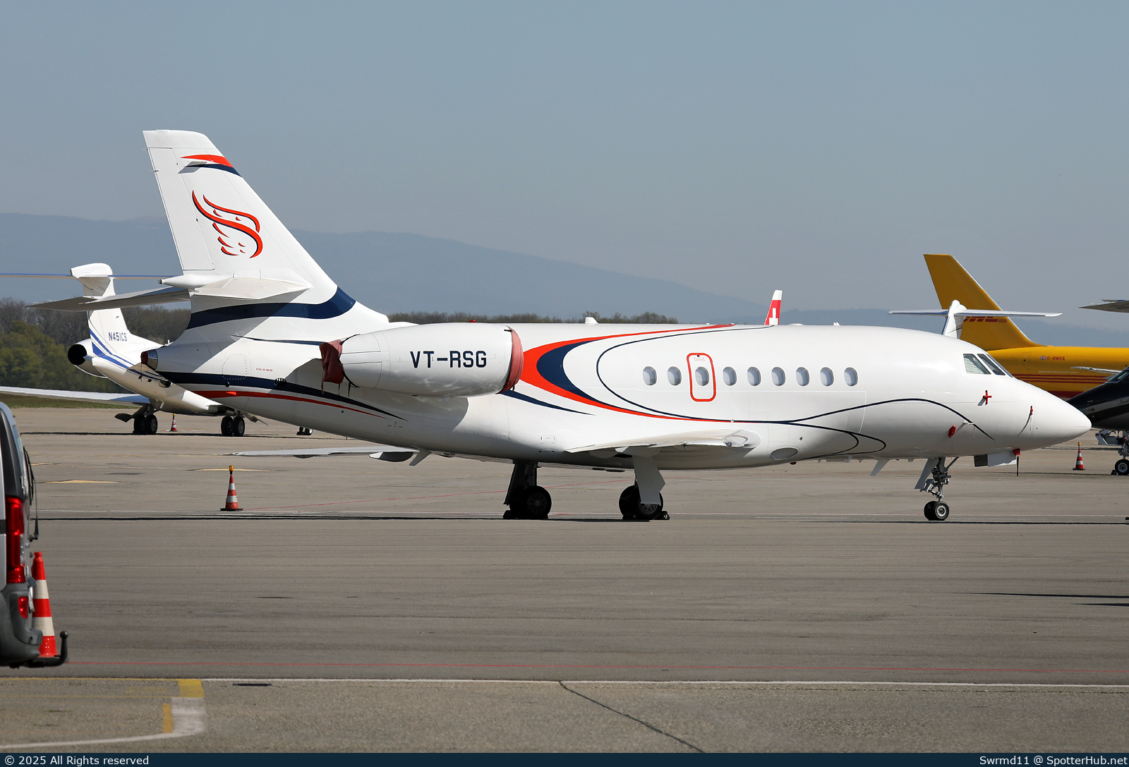 Photo of VT-RSG - Dassault Falcon 2000EX operated by RPSG Group