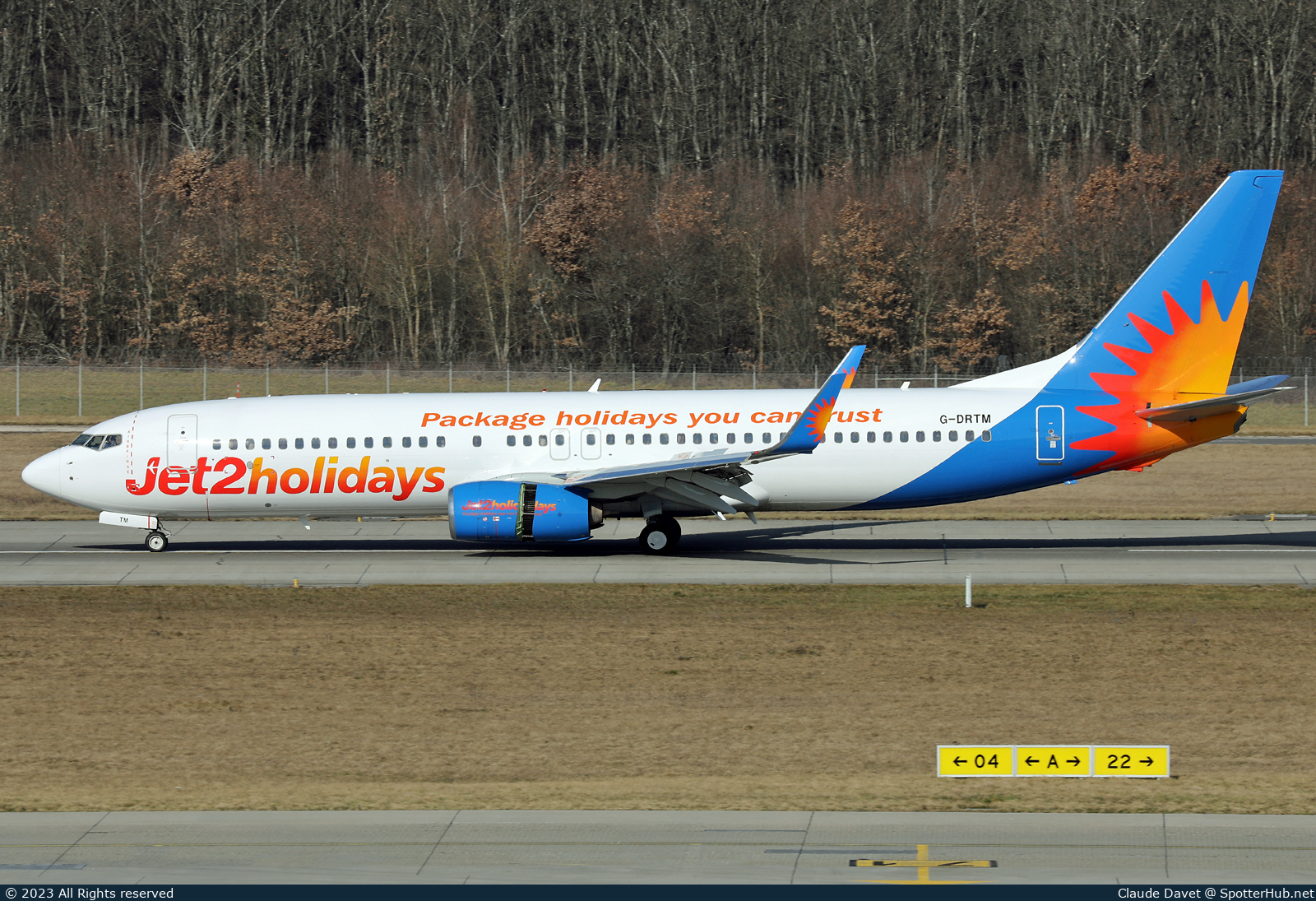 Photo of G-DRTM - Boeing 737-85P operated by Jet2