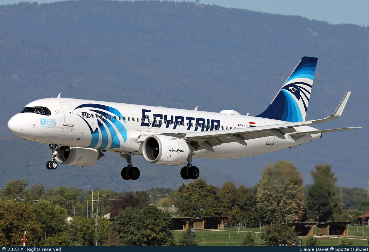 Photo of SU-GFL - Airbus A320-251N operated by Egyptair