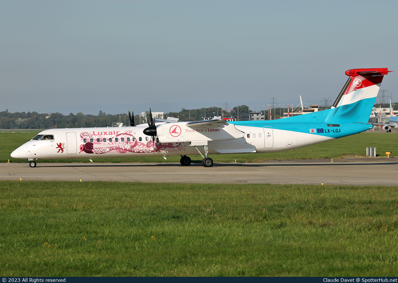 Photo of LX-LQJ - Bombardier DHC-8-402 Dash 8 Q400 operated by Luxair