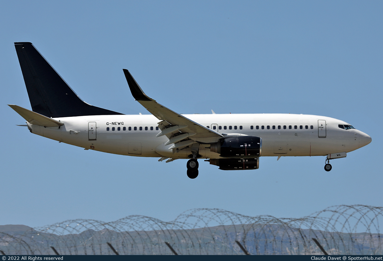 Photo of G-NEWG - Boeing 737-76N operated by 2Excel Aviation