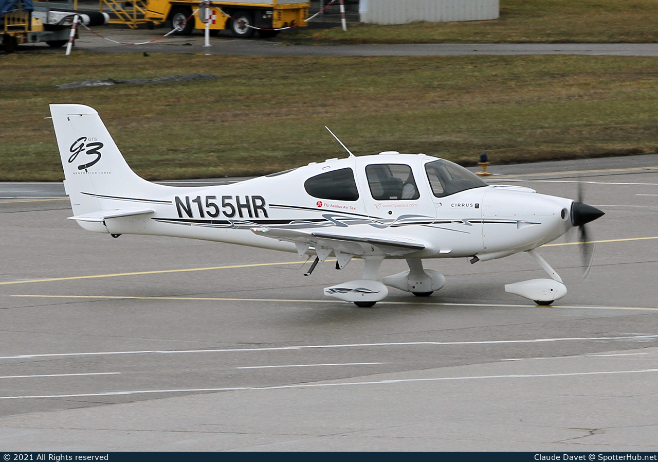 Photo of N155HR - Cirrus SR22 G3 GTS operated by Fly Aeolus Air Taxi
