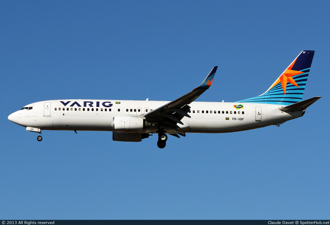 Photo of PR-VBF - Boeing 737-8EH operated by GOL Linhas Aéreas