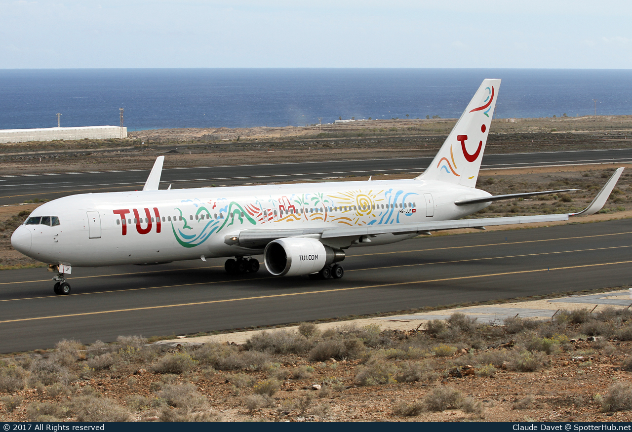 Photo of HB-JJF - Boeing 767-316(ER) operated by Eurowings (opb PrivatAir)