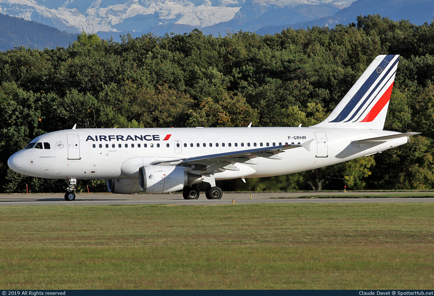 Photo of F-GRHR - Airbus A319-111 operated by Air France