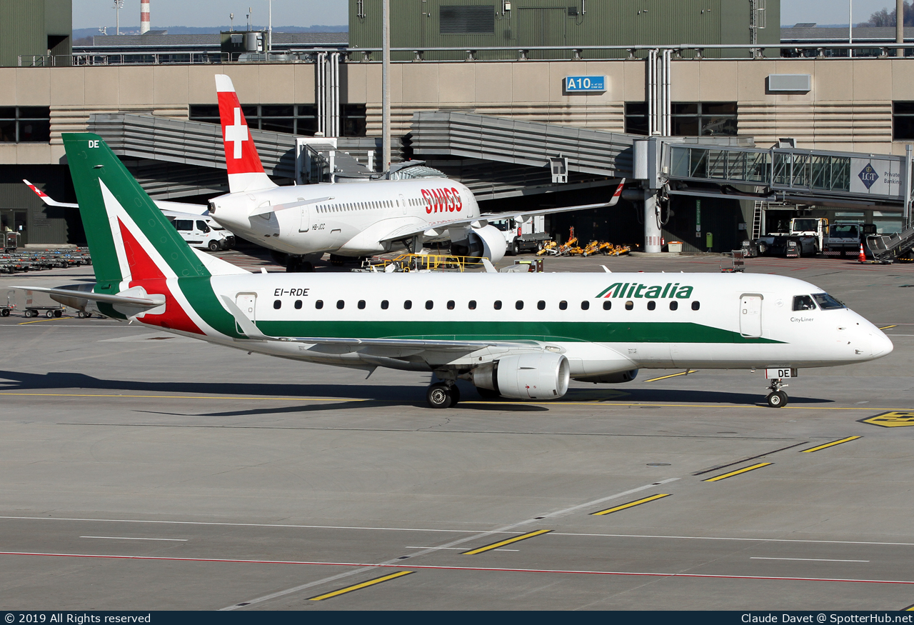 Photo of EI-RDE - Embraer ERJ-175STD operated by Alitalia CityLiner