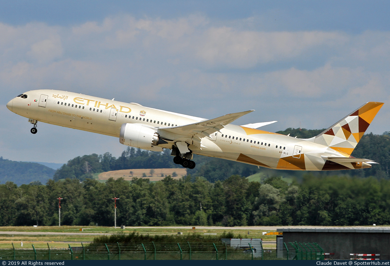 Photo of A6-BLQ - Boeing 787-9 Dreamliner operated by Etihad Airways