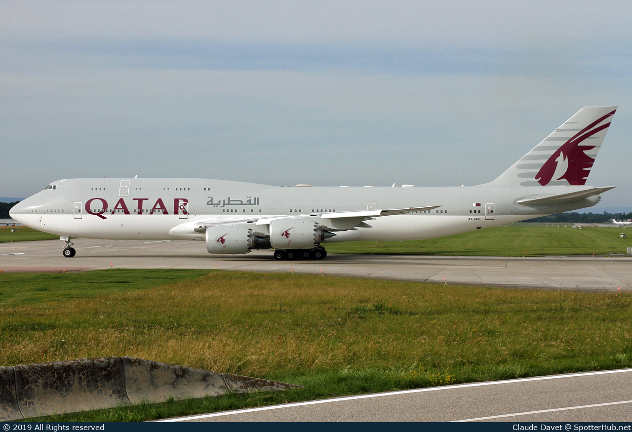 Photo of A7-HHE - Boeing 747-8KB(BBJ) operated by Qatar Amiri Flight