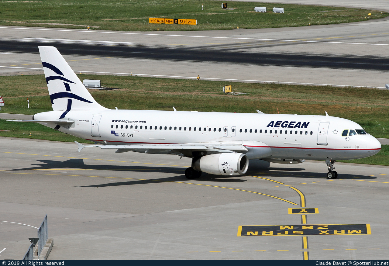 Photo of SX-DVI - Airbus A320-232 operated by Aegean Airlines