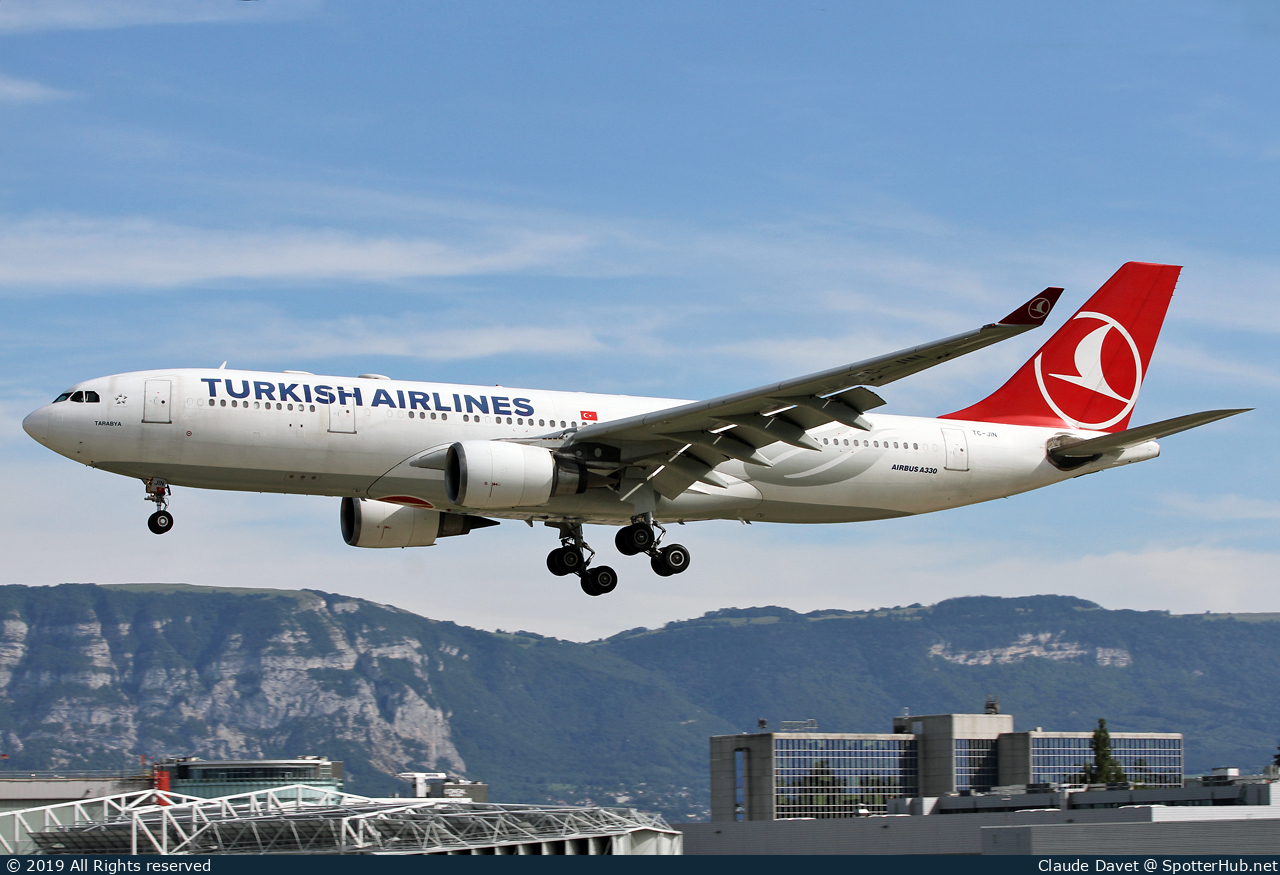 Photo of TC-JIN - Airbus A330-203 operated by Turkish Airlines