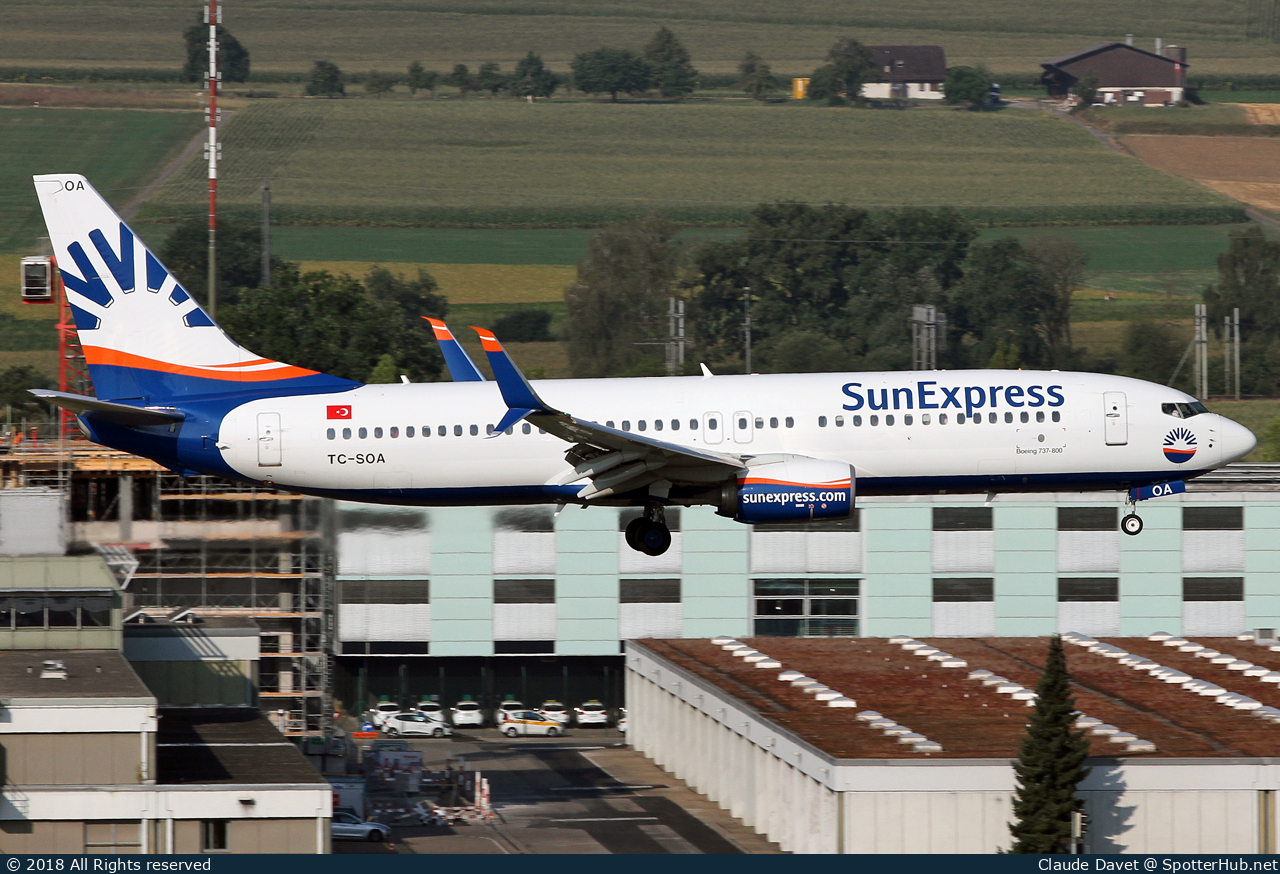 Photo of TC-SOA - Boeing 737-8HC operated by SunExpress