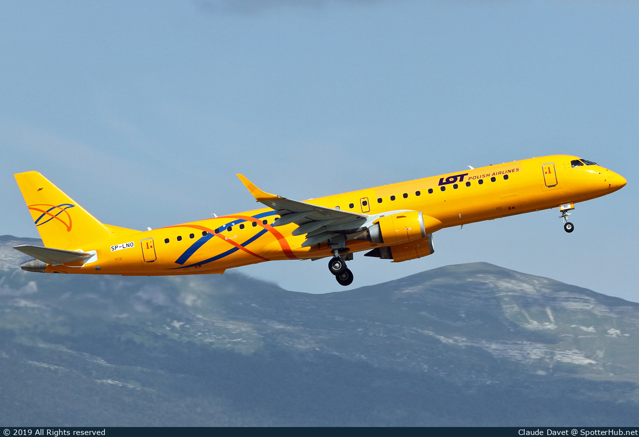 Photo of SP-LNO - Embraer ERJ-195LR operated by LOT Polish Airlines
