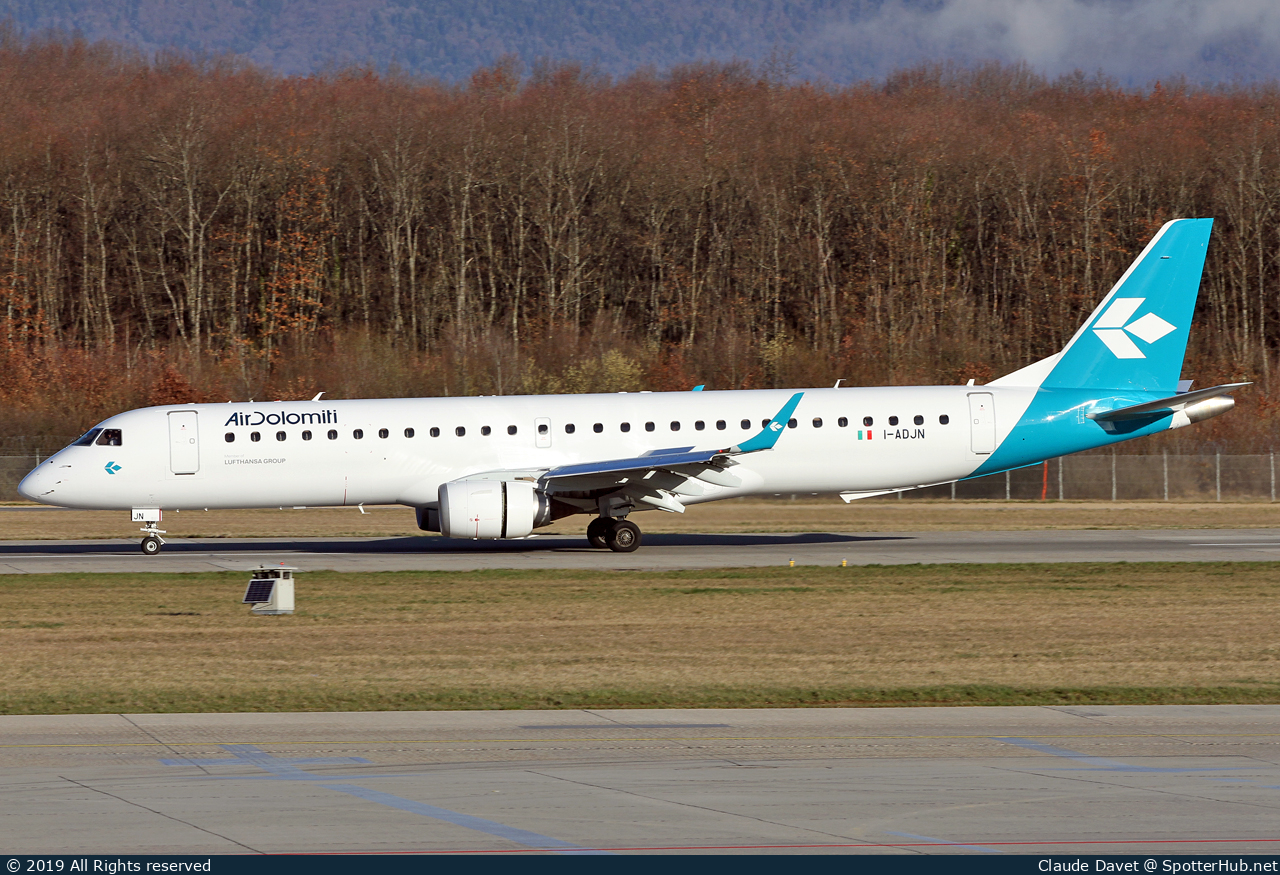 Photo of I-ADJN - Embraer ERJ-195LR operated by Air Dolomiti