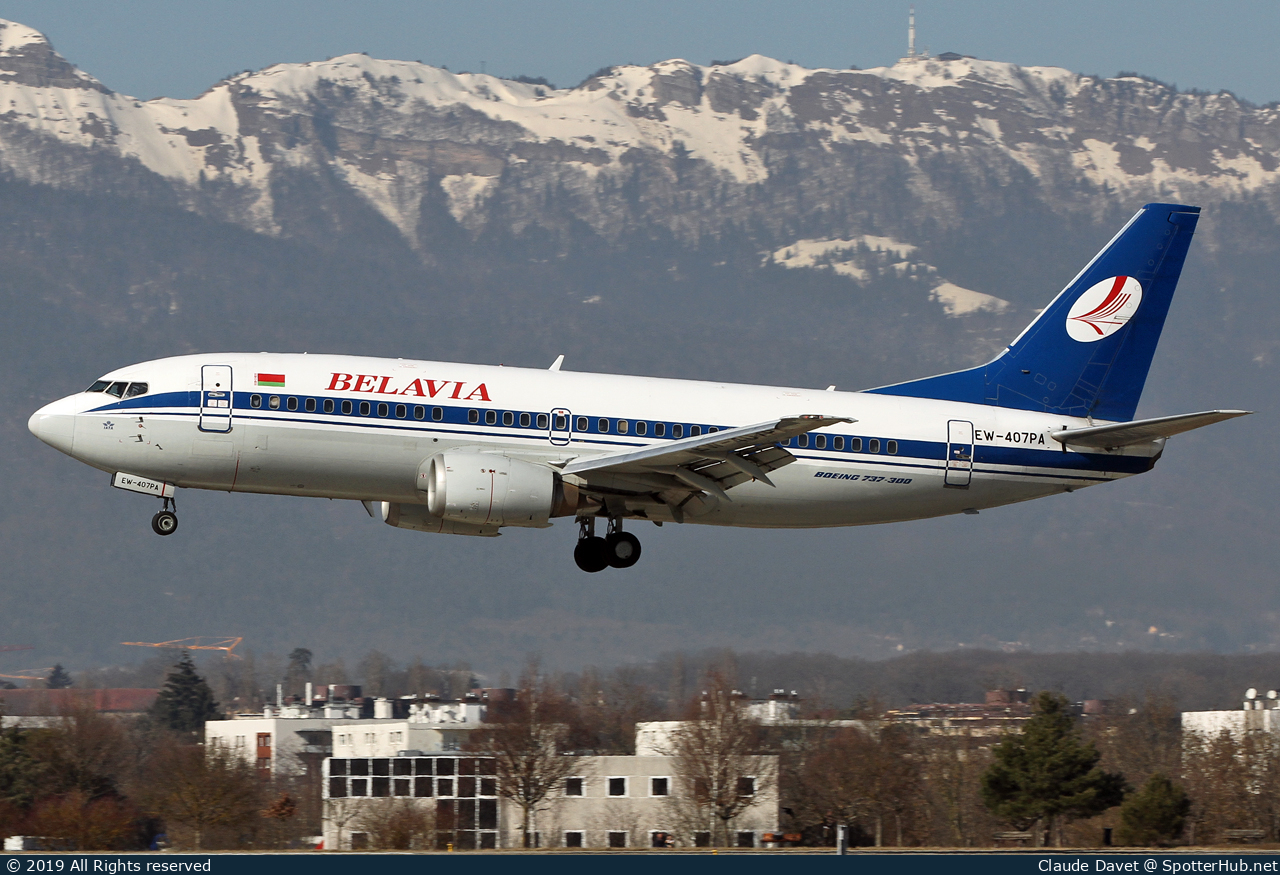 Photo of EW-407PA - Boeing 737-36M operated by Belavia