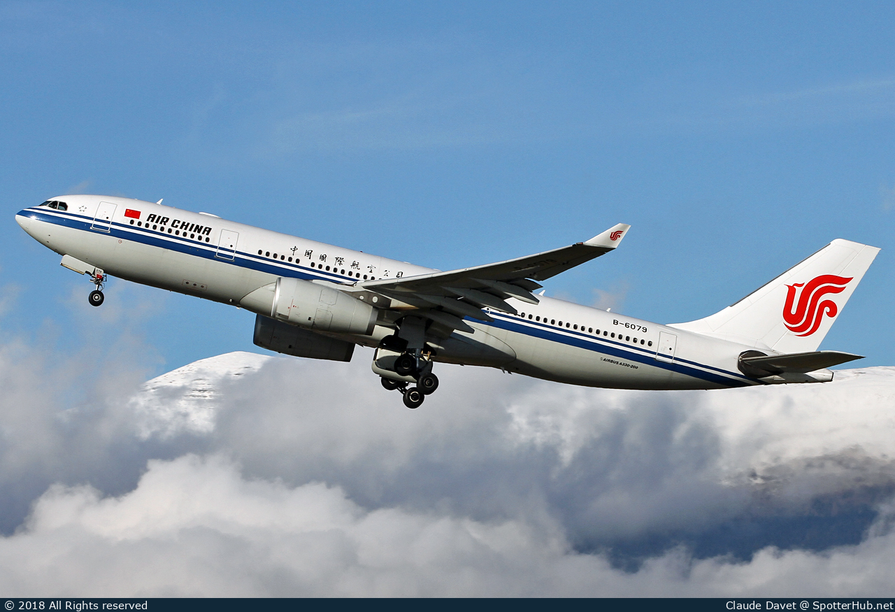 Photo of B-6079 - Airbus A330-243 operated by Air China