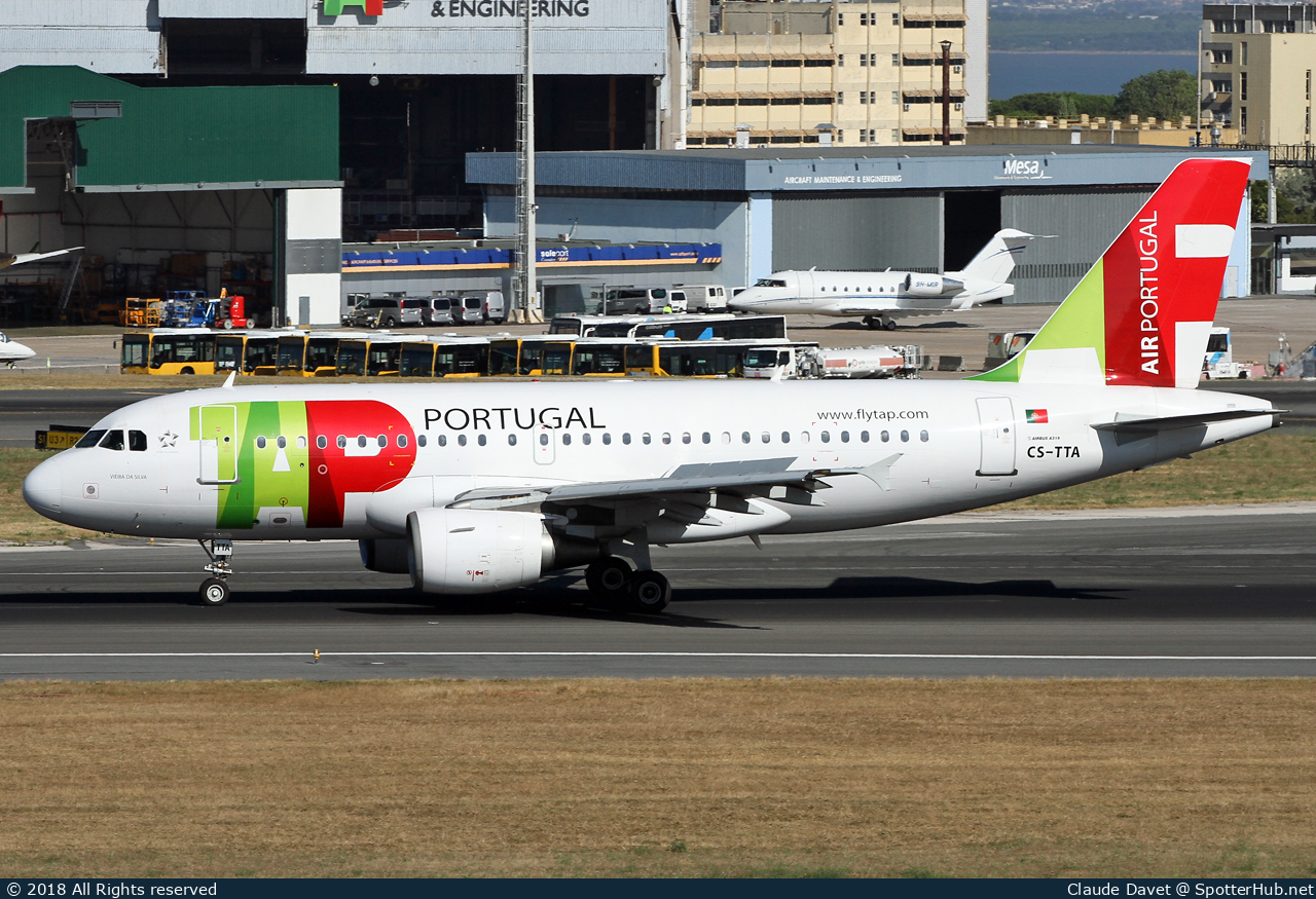 Photo of CS-TTA - Airbus A319-111 operated by TAP Air Portugal