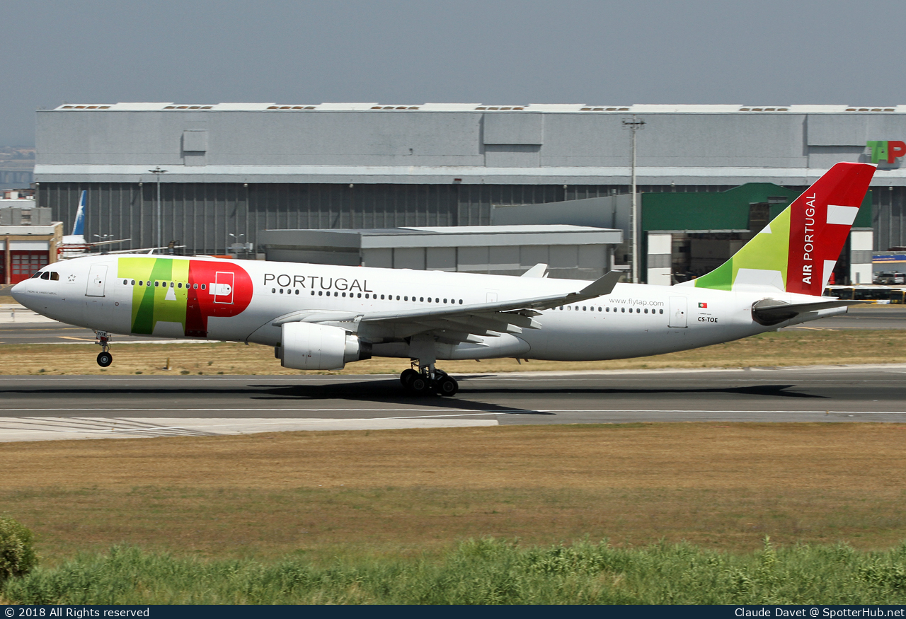 Photo of CS-TOE - Airbus A330-223 operated by TAP Air Portugal