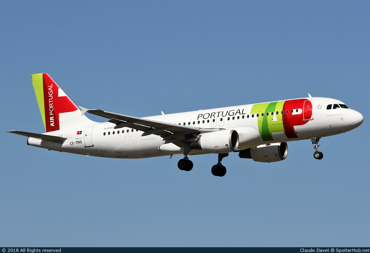 Photo of CS-TNG - Airbus A320-214 operated by TAP Air Portugal