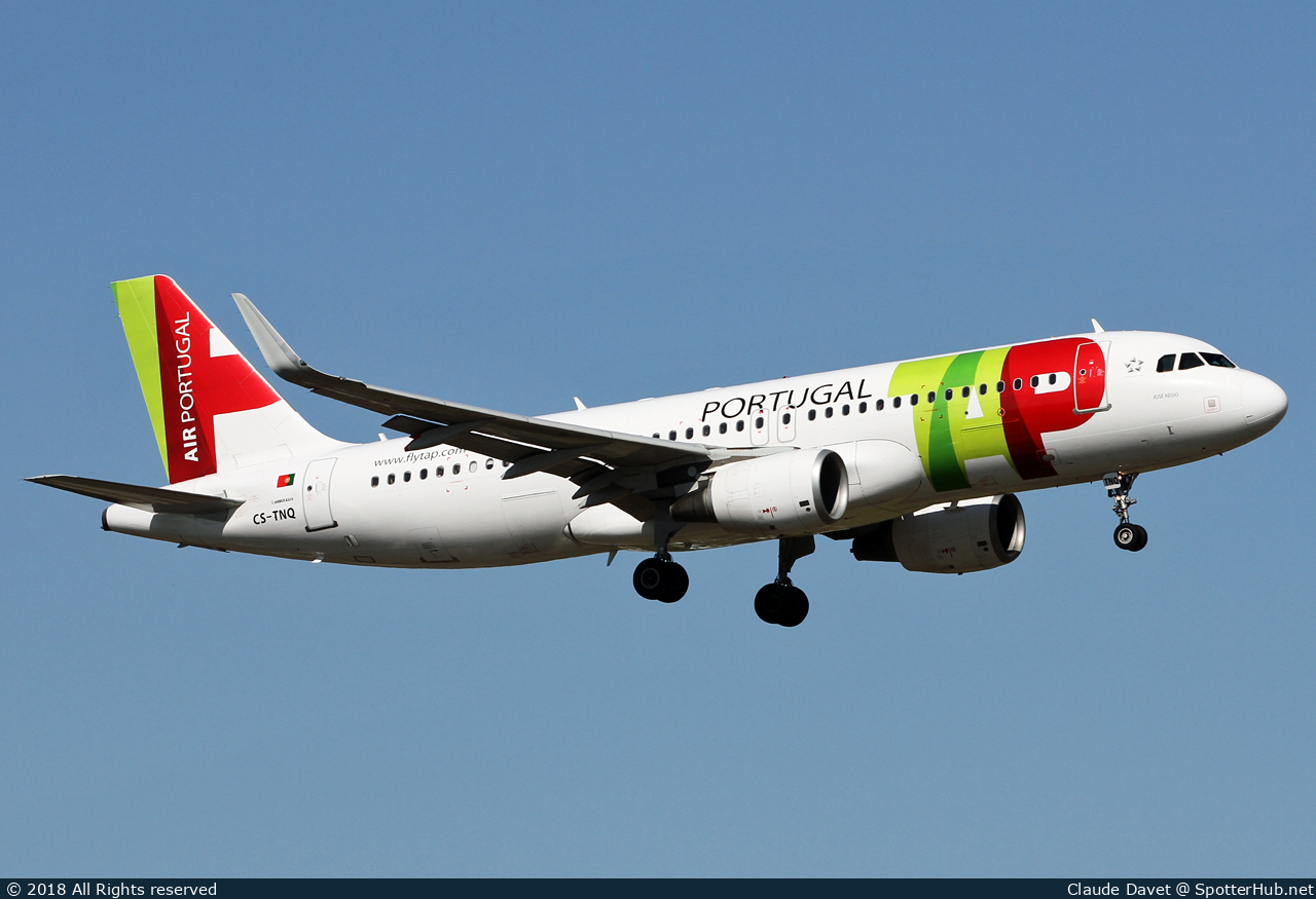 Photo of CS-TNQ - Airbus A320-214 operated by TAP Air Portugal