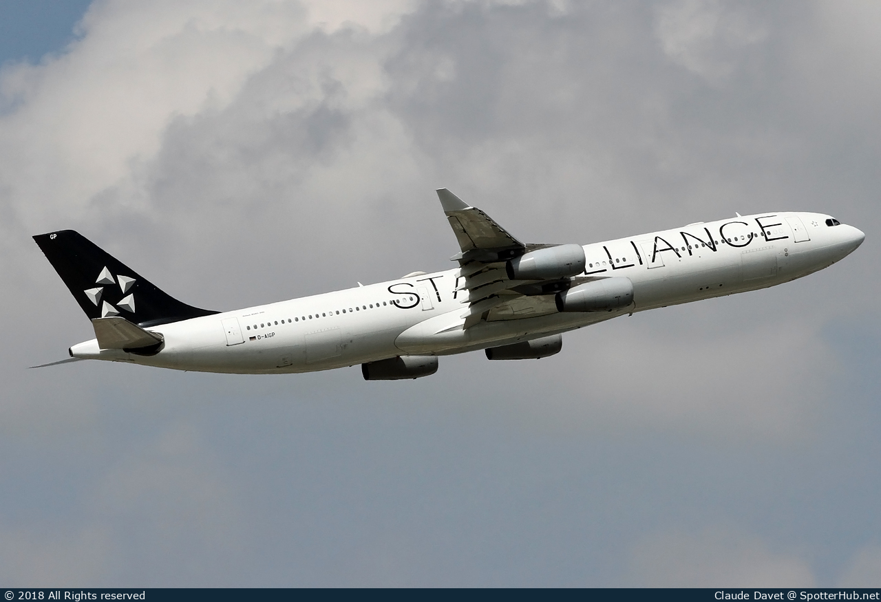Photo of D-AIGP - Airbus A340-313 operated by Lufthansa