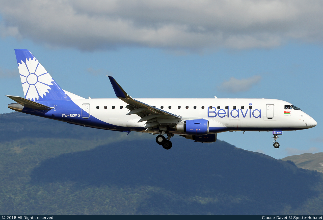 Photo of EW-512PO - Embraer ERJ-175LR operated by Belavia