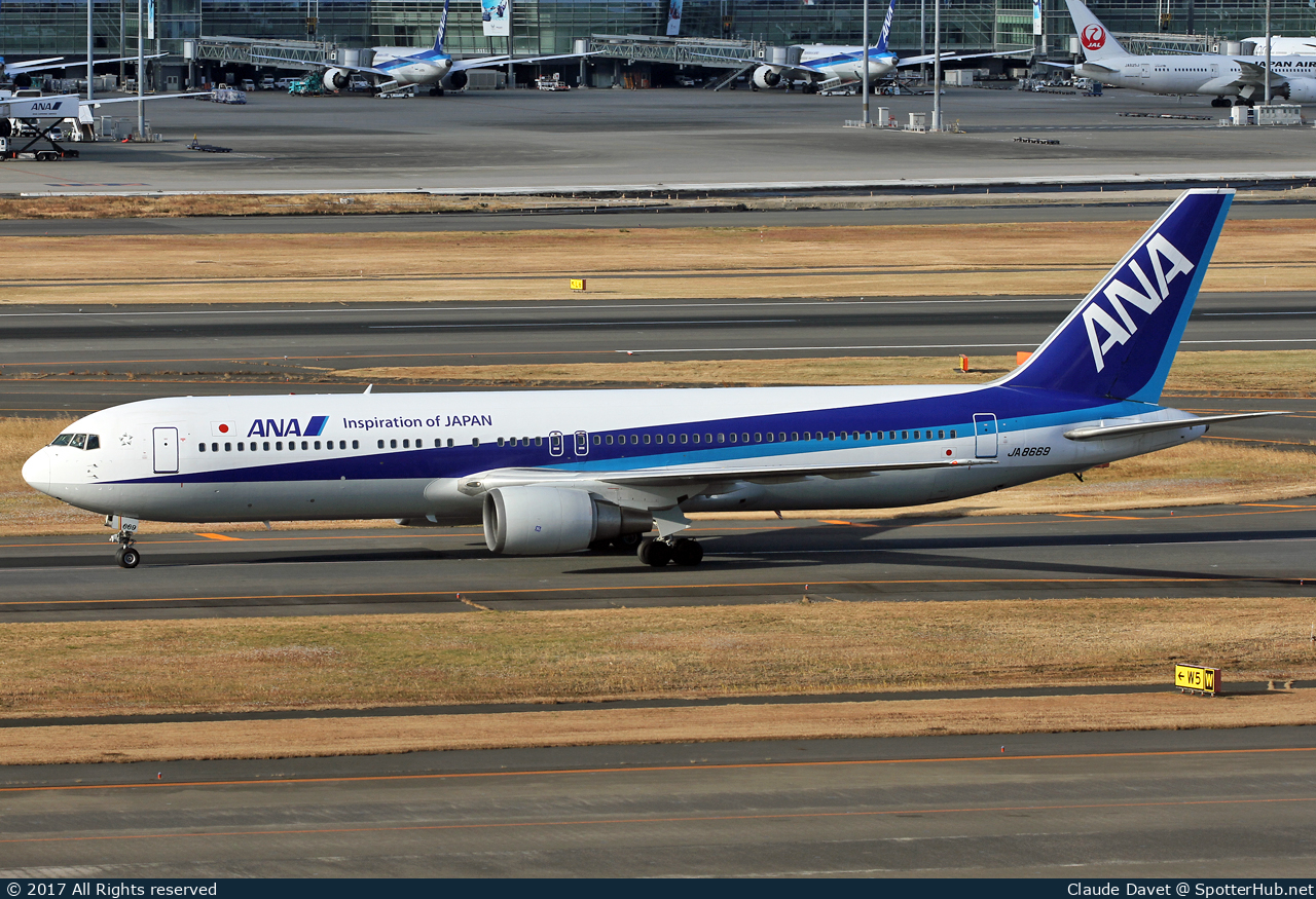 Photo of JA8669 - Boeing 767-381 operated by ANA All Nippon Airways