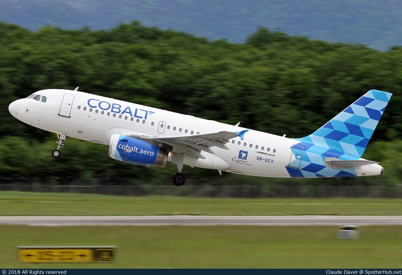 Photo of 5B-DCV - Airbus A319-132 operated by Cobalt Air