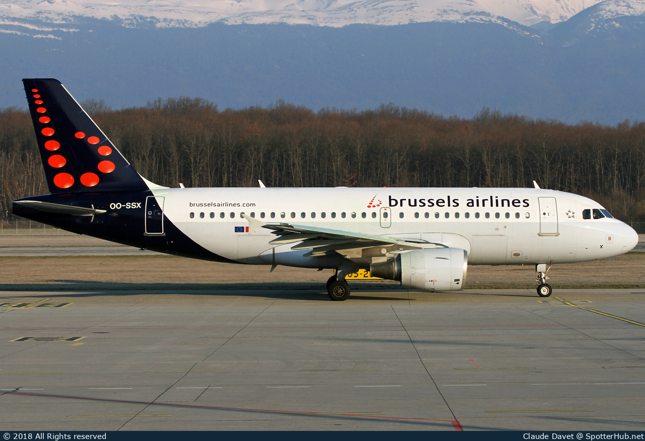 Photo of OO-SSX - Airbus A319-111 operated by Brussels Airlines