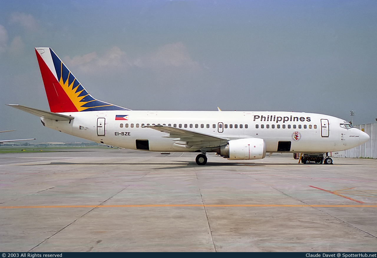 Photo of EI-BZE - Boeing 737-3Y0 operated by Philippine Airlines