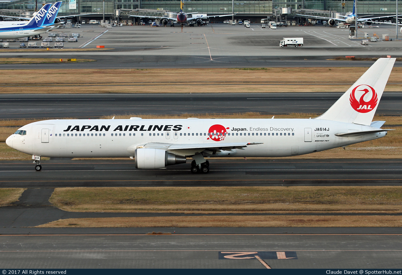 Photo of JA614J - Boeing 767-346(ER) operated by Japan Airlines