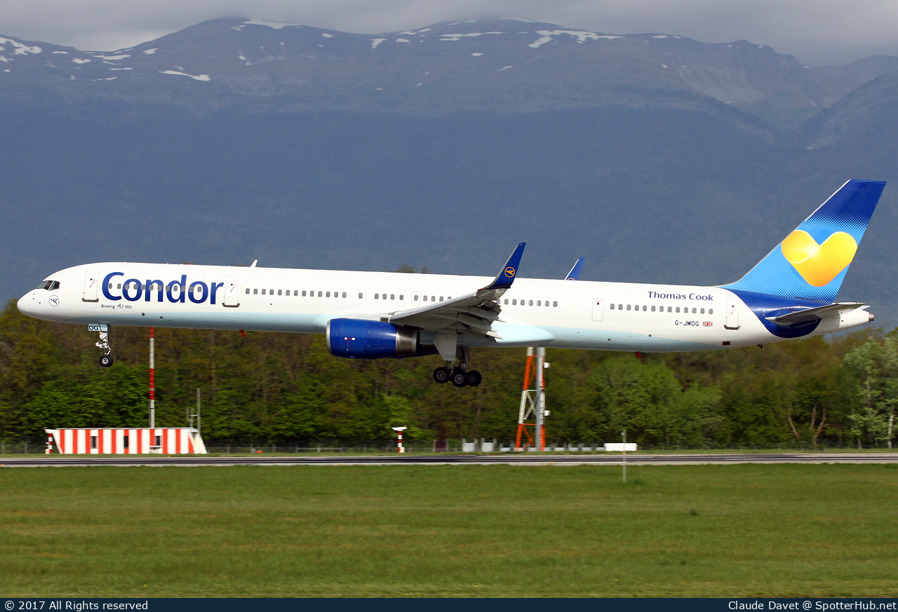 Photo of G-JMOG - Boeing 757-330 operated by Thomas Cook Airlines