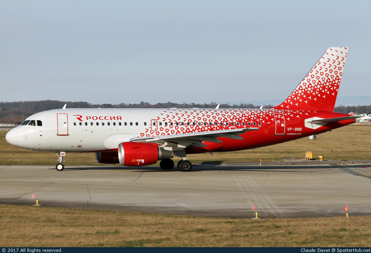 Photo of VP-BNB - Airbus A319-111 operated by Rossiya Airlines