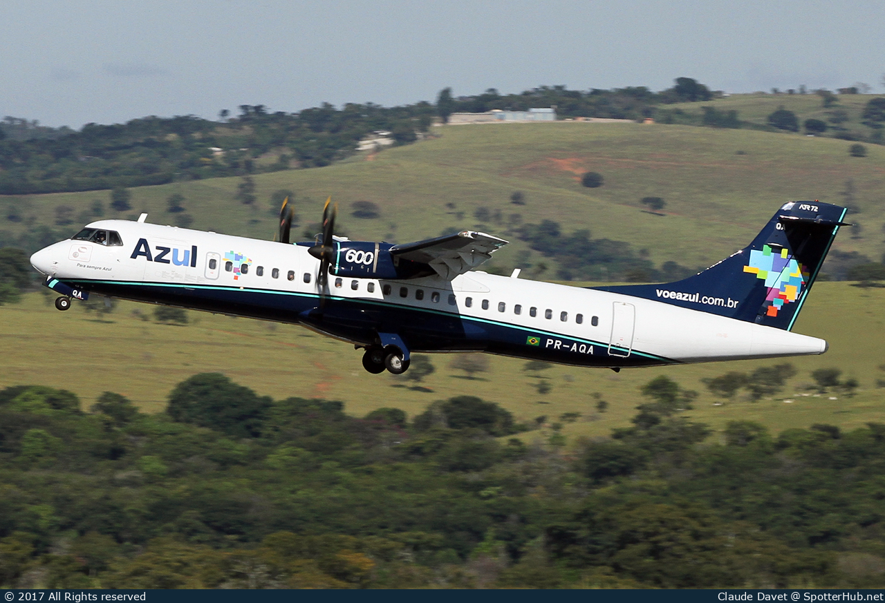 Photo of PR-AQA - ATR 72-600 operated by Azul