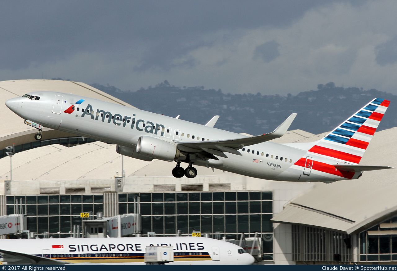 Photo of N938NN - Boeing 737-823 operated by American Airlines