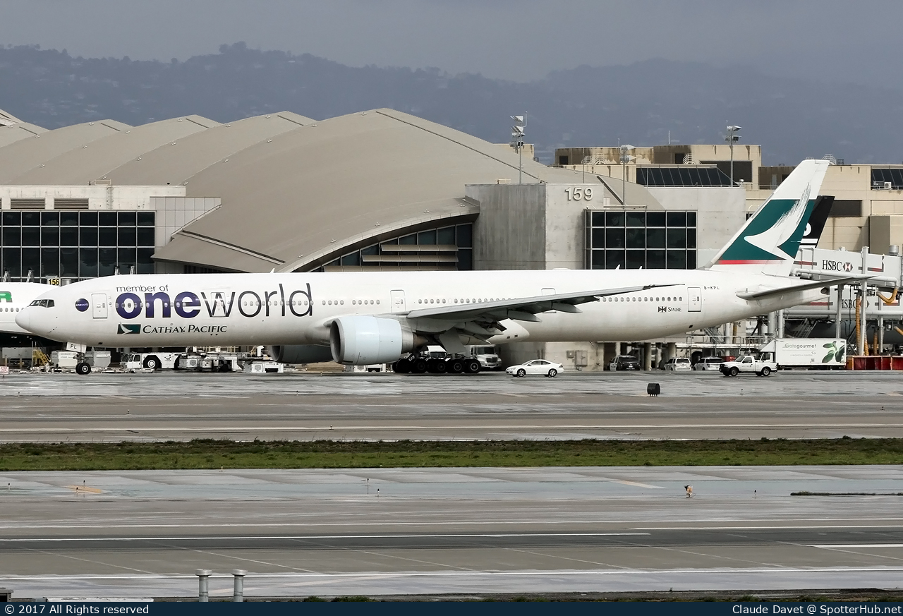 Photo of B-KPL - Boeing 777-367(ER) operated by Cathay Pacific Airways