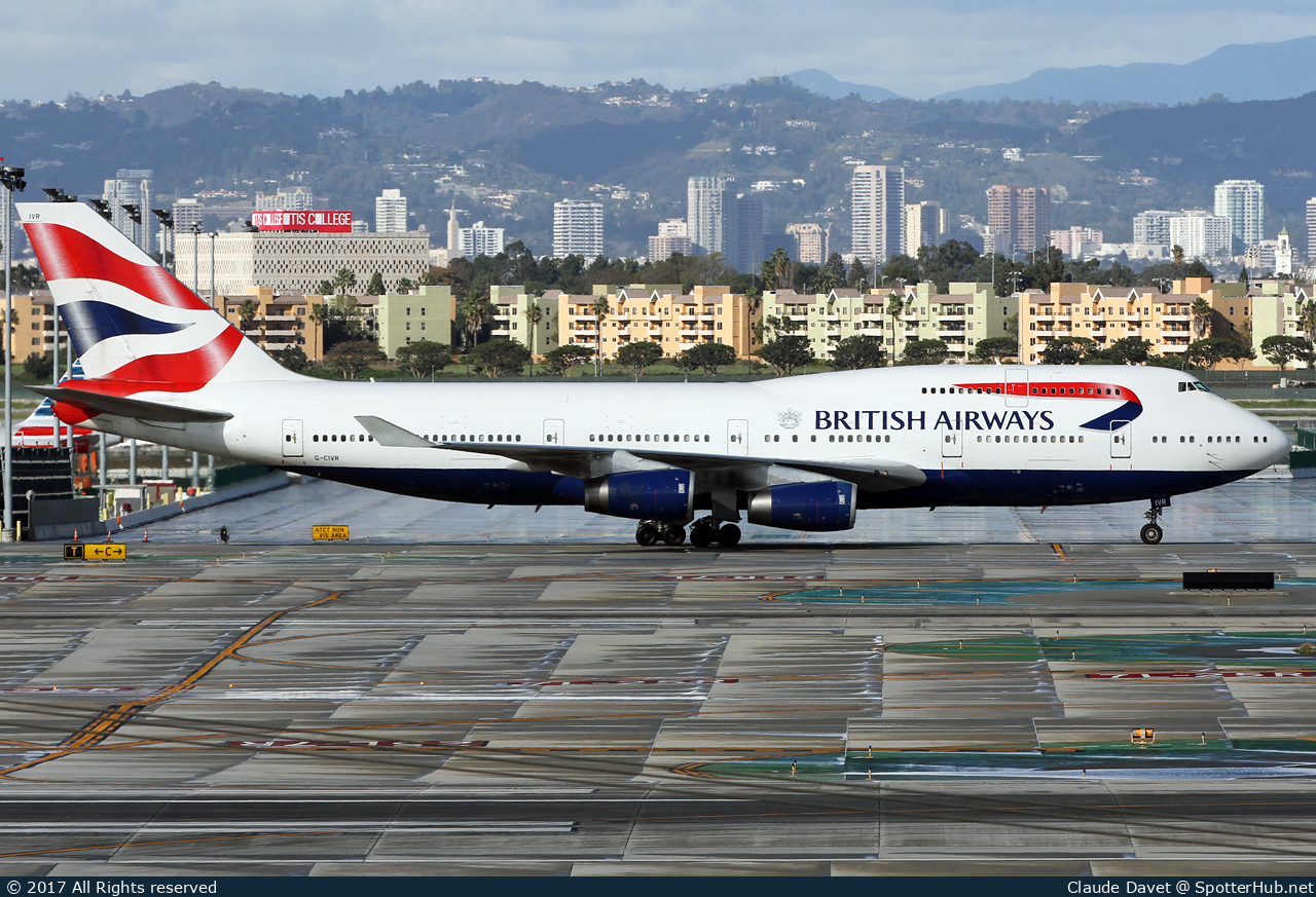 Photo of G-CIVR - Boeing 747-436 operated by British Airways