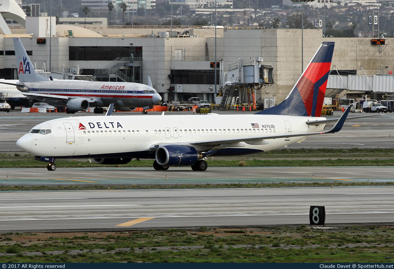 Photo of N3763D - Boeing 737-832 operated by Delta Air Lines