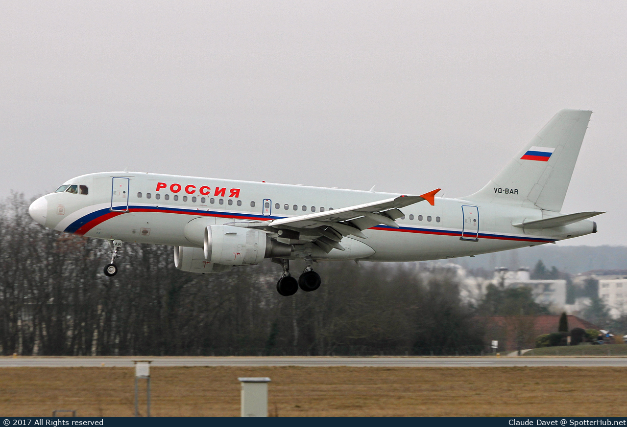 Photo of VQ-BAR - Airbus A319-111 operated by Rossiya Airlines
