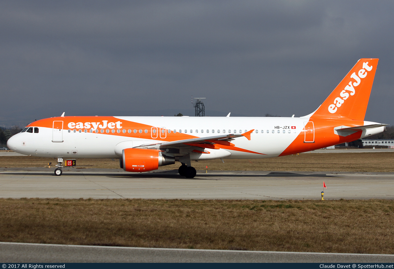 Photo of HB-JZX - Airbus A320-214 operated by easyJet Switzerland