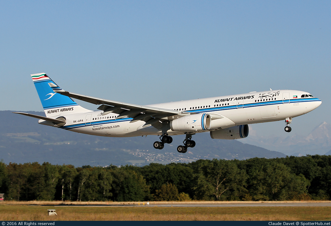 Photo of 9K-APA - Airbus A330-243 operated by Kuwait Airways
