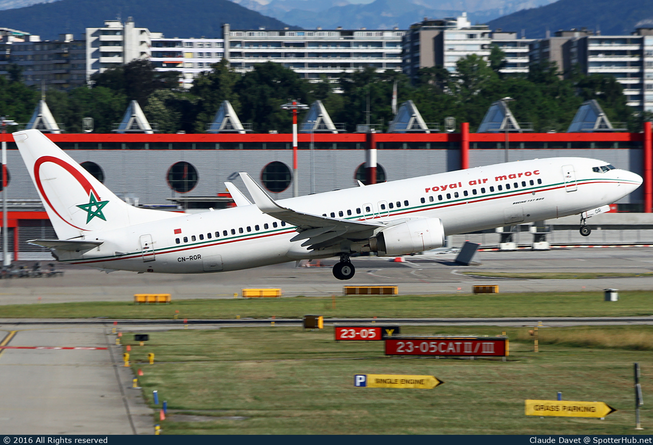 Photo of CN-ROR - Boeing 737-8B6 operated by Royal Air Maroc