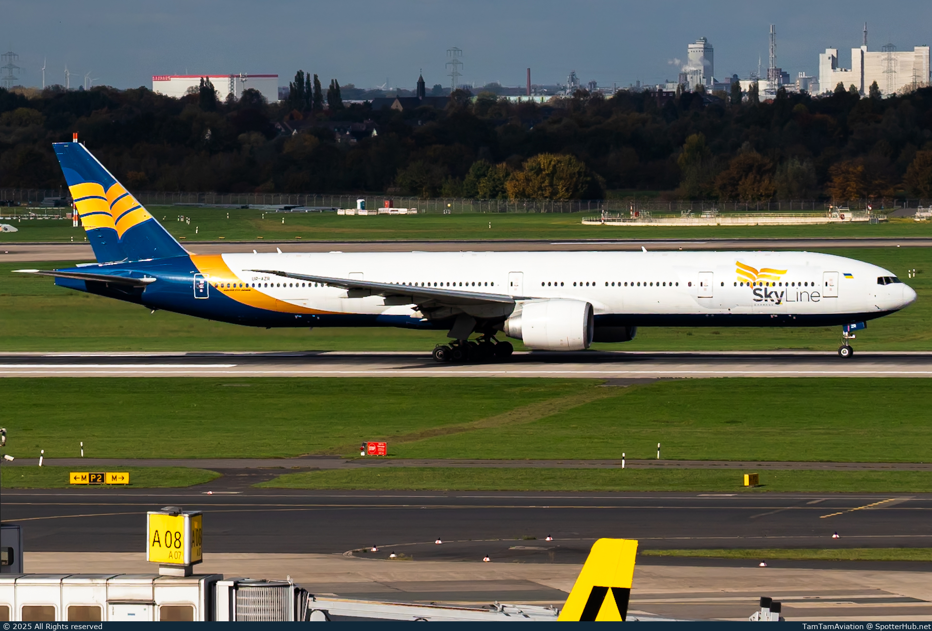 Photo of UR-AZR - Boeing 777-31H(ER) operated by Skyline Express Airlines