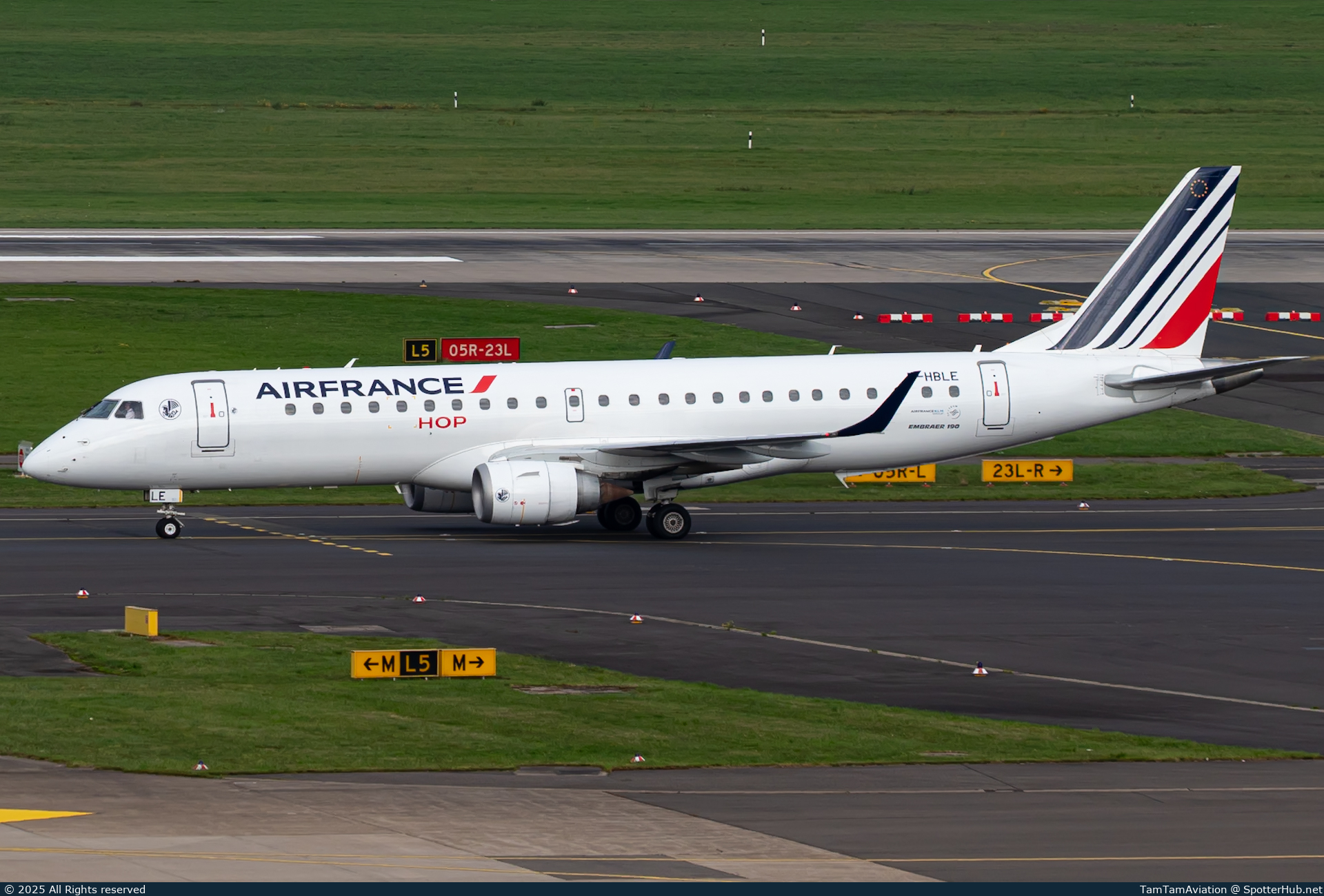 Photo of F-HBLE - Embraer ERJ-190LR operated by Air France HOP