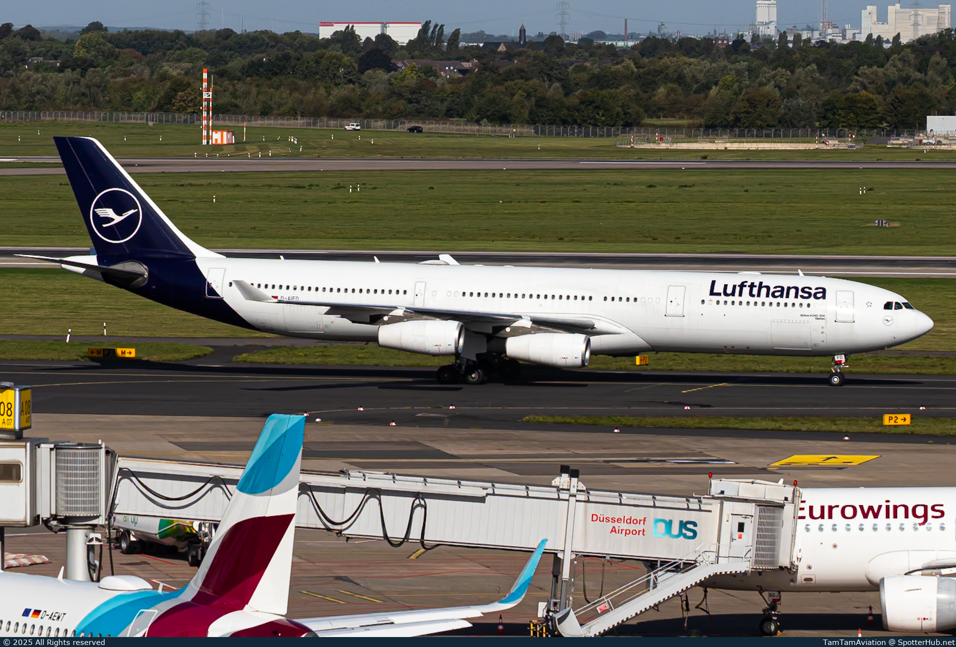 Photo of D-AIFD - Airbus A340-313 operated by Lufthansa